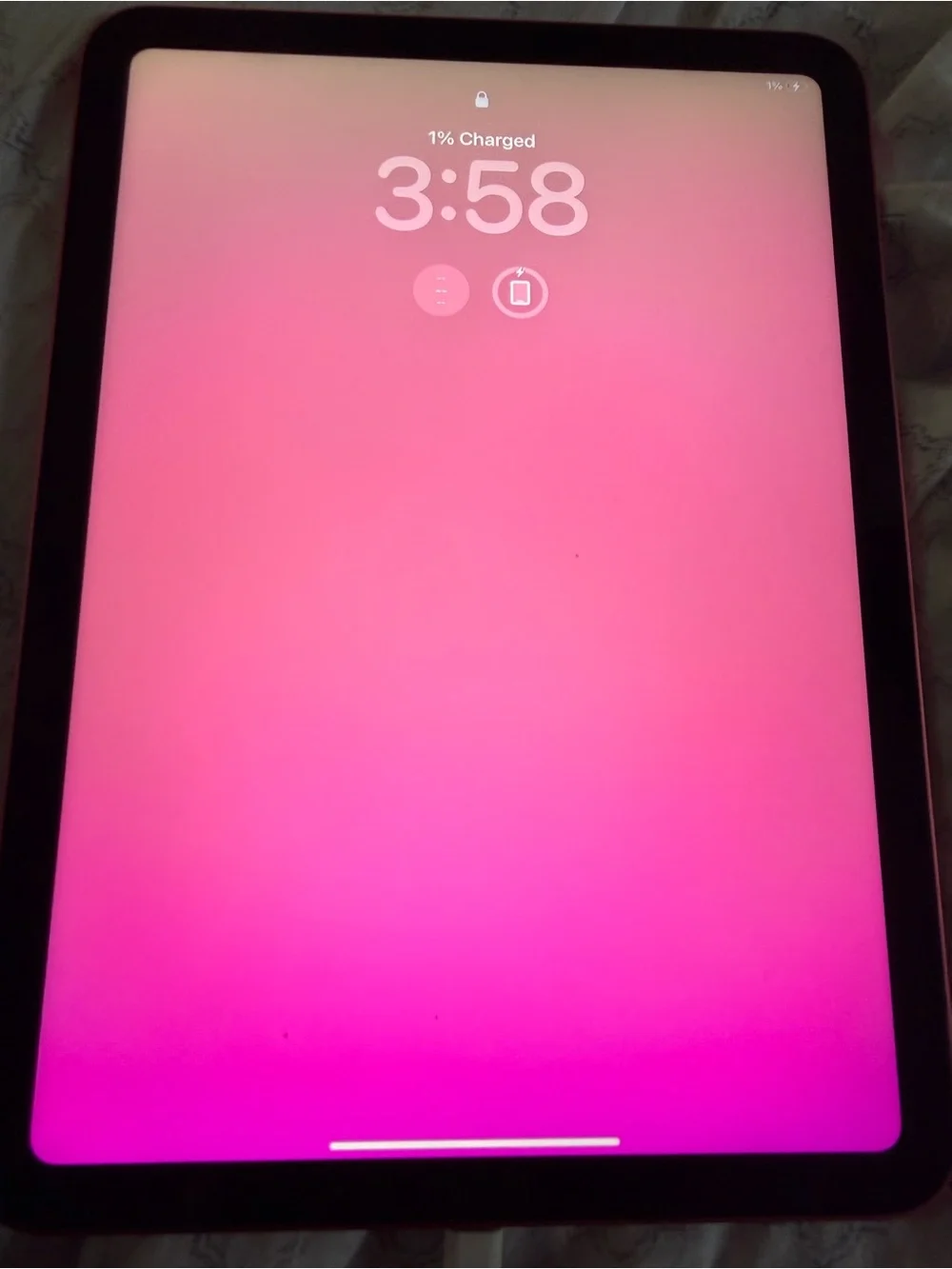 Apple iPad with Pink Gradient Display